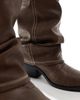 SEQWL SEQWL Lexus slouchy fold over western boots in brown - 4