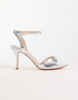 SEQWL SEQWL Lolly heeled sandal in silver