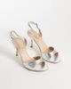 SEQWL SEQWL Lolly heeled sandal in silver - 2