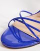SEQWL SEQWL Lolly heeled sandals in blue - 4