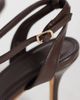 SEQWL SEQWL Lolly heeled sandals in chocolate brown - 2