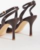SEQWL SEQWL Lolly heeled sandals in chocolate brown - 3