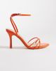 SEQWL SEQWL Lolly heeled sandals in orange-pink - 1