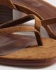 SEQWL SEQWL low block heeled sandals in tan microsuede-Brown - 3