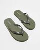 SEQWL SEQWL Mamun thong flip flops in olive-Green - 1