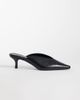 SEQWL SEQWL Maybach high vamp mules in black - 1
