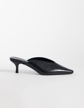 SEQWL SEQWL Maybach high vamp mules in black
