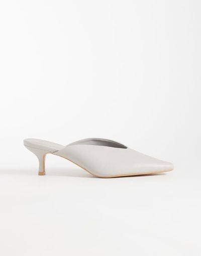 SEQWL SEQWL Maybach high vamp mules in gray