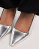 SEQWL SEQWL Maybach slingback kitten heels in silver - 2