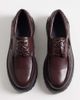 SEQWL SEQWL Mexton chunky lace up boat shoes in burgundy-Red - 4
