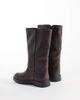 SEQWL SEQWL Mickey pull on ankle boots in burnished brown-White - 3