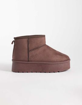 SEQWL SEQWL mini flatform boots in chocolate-Brown