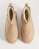 SEQWL SEQWL mini flatform boots in sand-Neutral - 4