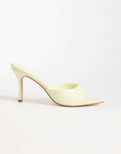 SEQWL SEQWL Ocon heeled sandals in butter yellow