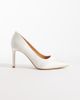 SEQWL SEQWL Petunia heeled pumps in white satin - 1