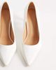 SEQWL SEQWL Petunia heeled pumps in white satin - 2