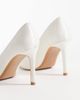 SEQWL SEQWL Petunia heeled pumps in white satin - 3