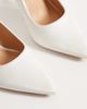 SEQWL SEQWL Petunia heeled pumps in white satin - 4