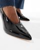 SEQWL SEQWL Petunia high vamp pumps in patent black - 3