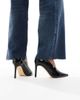 SEQWL SEQWL Petunia high vamp pumps in patent black - 4