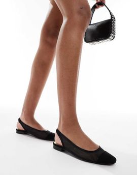 SEQWL SEQWL Phelps sling back sandals in mesh black
