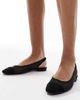 SEQWL SEQWL Phelps sling back sandals in mesh black - 2