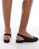 SEQWL SEQWL Phelps sling back sandals in mesh black - 3