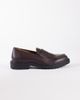 SEQWL SEQWL Pier chunky loafers in distressed burgundy PU-Red - 1