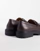 SEQWL SEQWL Pier chunky loafers in distressed burgundy PU-Red - 4