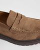 SEQWL SEQWL Pier faux suede chunky loafers in mocha-Neutral - 3