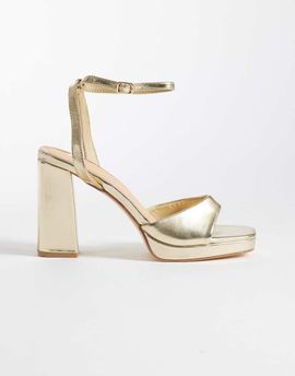 SEQWL SEQWL platform block heeled sandals in gold