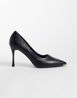 SEQWL SEQWL pumps with gold detail in black