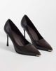 SEQWL SEQWL pumps with gold detail in brown - 2