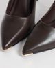 SEQWL SEQWL pumps with gold detail in brown - 4