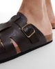 SEQWL SEQWL RB fisherman sandals in PU brown - 2