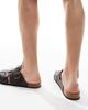 SEQWL SEQWL RB fisherman sandals in PU brown - 4