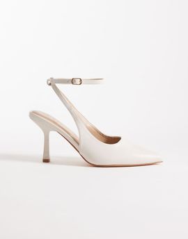 SEQWL SEQWL Salado heeled pumps in cream-White