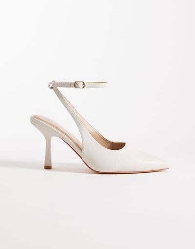 SEQWL SEQWL Salado heeled pumps in cream-White