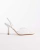 SEQWL SEQWL Salado sling back embellished heeled shoes in white - 1