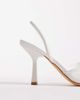 SEQWL SEQWL Salado sling back embellished heeled shoes in white - 3