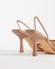 SEQWL SEQWL Salado slingback embellished heeled shoes in bronze-Brown - 3