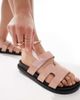 SEQWL SEQWL sandals with straps in faux leather pink - 4