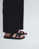 SEQWL SEQWL sandals with straps in faux nubuck in black - 3