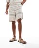SEQWL SEQWL sandals with straps in faux nubuck in taupe-Green - 3