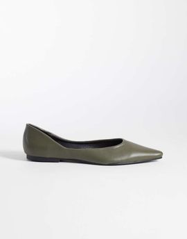 SEQWL SEQWL Scar pointed ballet flats in light gray