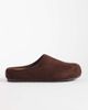 SEQWL SEQWL Simba faux suede clogs in chocolate brown - 1