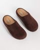 SEQWL SEQWL Simba faux suede clogs in chocolate brown - 4