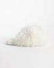 SEQWL SEQWL Smarties fluffy pom pom slippers in cream-Brown - 1