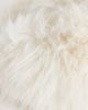 SEQWL SEQWL Smarties fluffy pom pom slippers in cream-Brown - 3