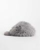 SEQWL SEQWL Smarties fluffy pom pom slippers in gray - 1